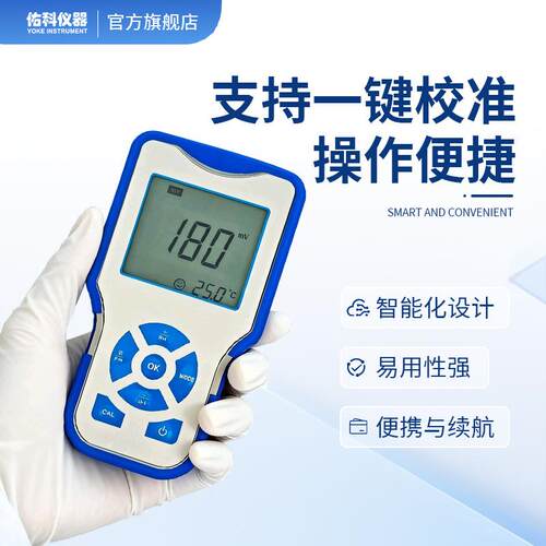 P611便携式PH计高精度酸度计户外水质PH测试仪检测仪