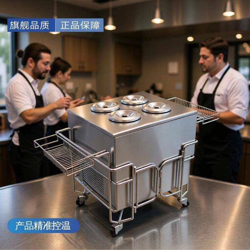 商用桶装冰淇淋车冷冻不锈钢展示冷柜gelato厚切炒酸奶雪糕