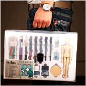 漫画笔套装 Skyists新概念17件漫画套装 漫画纸 工具 漫画初学套装