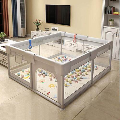 Baby Playpen Protective Fence Indoor Home Baby Floor Mesh Fe
