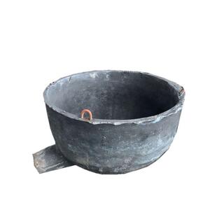 熔炉炼铜锌铝锡等大口径生铁锅坩埚自产翻砂铸造生铁铸件