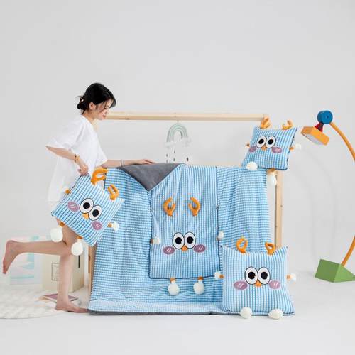 枕被两用载车办公室二265266合一可折子叠靠枕靠垫一体抱化抱枕