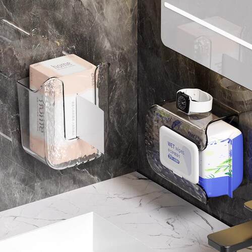 Glacier Pattern Wet Wipe Dispenser Wall-Mounted Face Towel S