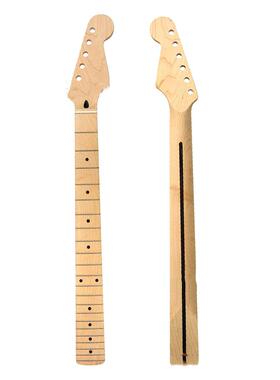 ONY电吉琴中颈 22品 枫木指r板 颈柄头 for Fender S他T Stat 带