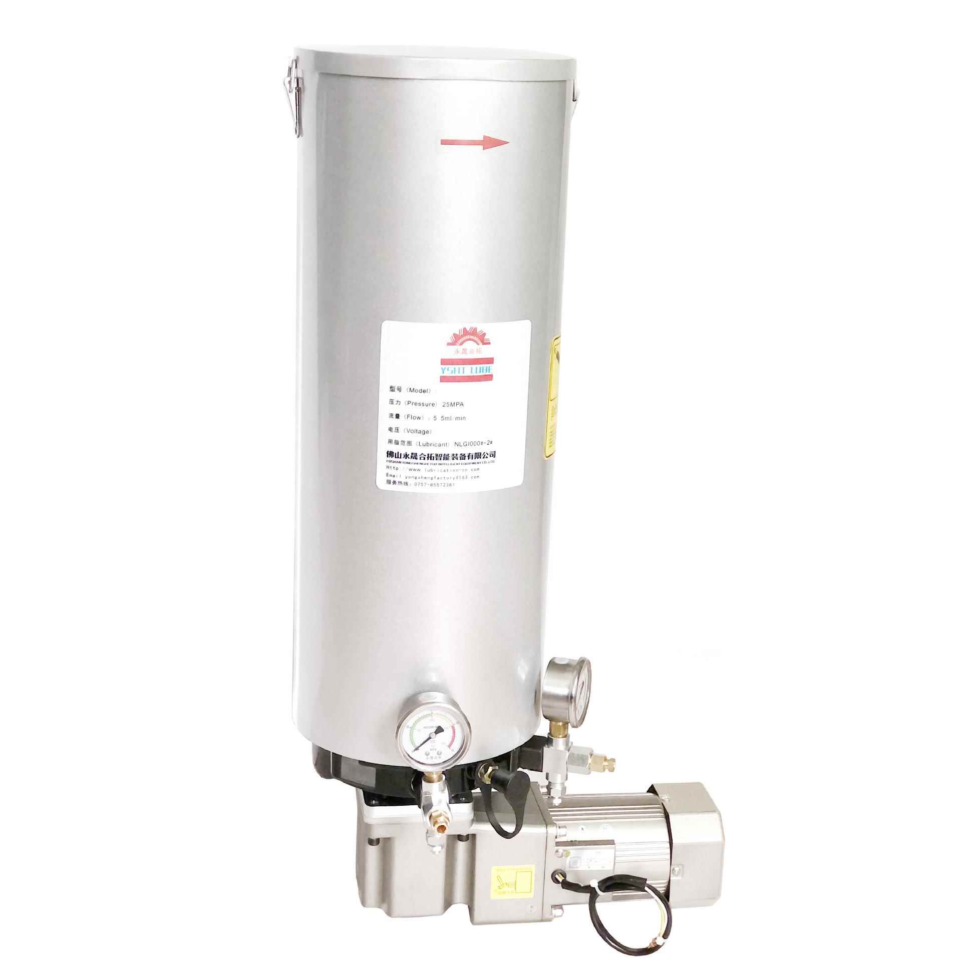 带时间控制全金属防震油箱10升15升递进式电动黄油泵叉车挖机