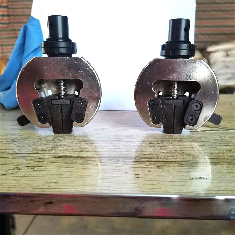 1吨2吨电子拉力试验机夹具体钳口夹块试验机附具夹爪楔块把手手柄