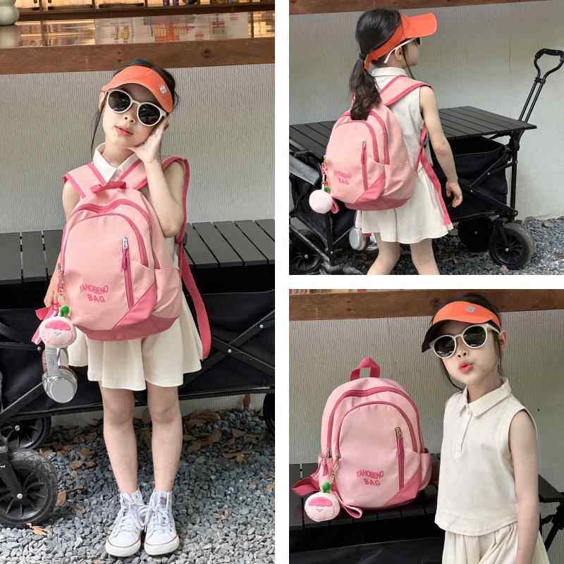 儿童背包女孩外出旅游双肩包女童研学零食包可爱幼儿园开学小书包