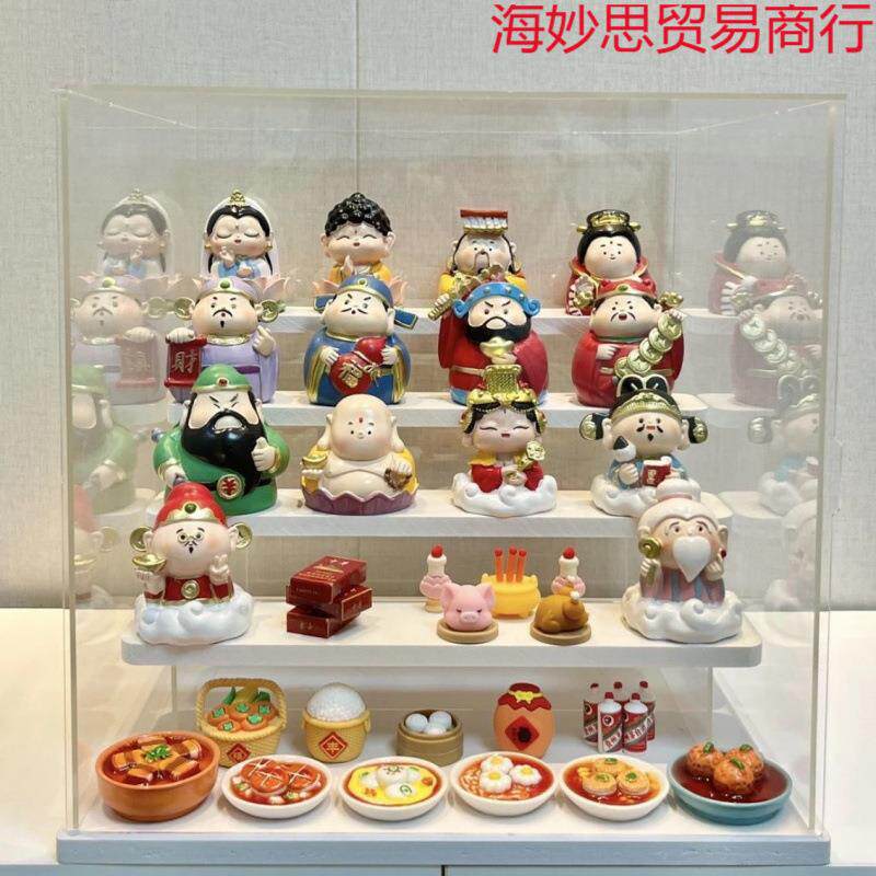 各路小神仙摆件全套位位五路财神爷一整套装饰品风水招财发财