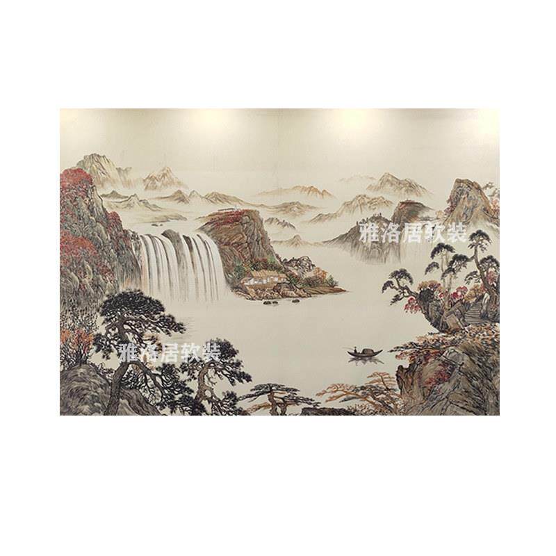 硬包床头背景墙现简约沙发背景墙轻奢卧室新中式电视背景墙硬包