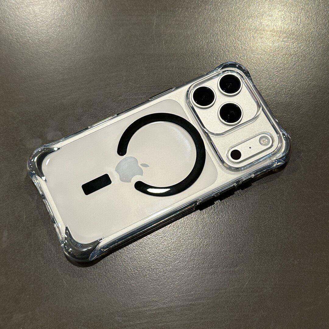 新款透明气囊四角防摔适用苹果17promax手机壳磁吸iPhone16promax简约高级感15plus/14男女13pro时尚12保护套