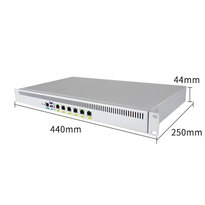 倍控四核N5105替代J4125 路由器6千兆流控网关云服务器1U防火