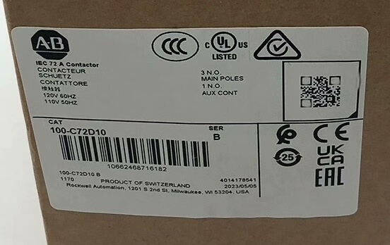 100-C72D10 全新原装正品 标价