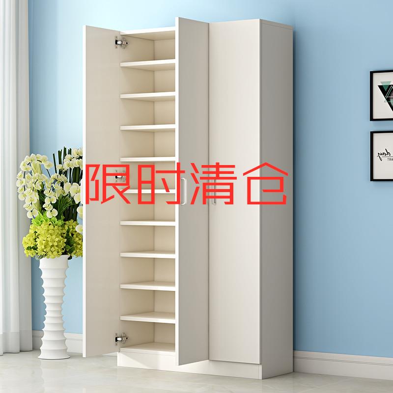 鞋柜鞋架收纳柜阳台多层现代简约家用门口实木简易木质大容量收纳