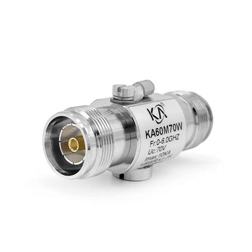 KA60M70W天馈浪涌保护器MINI-DIN双母4310-KK通信防雷器0-6000Mhz