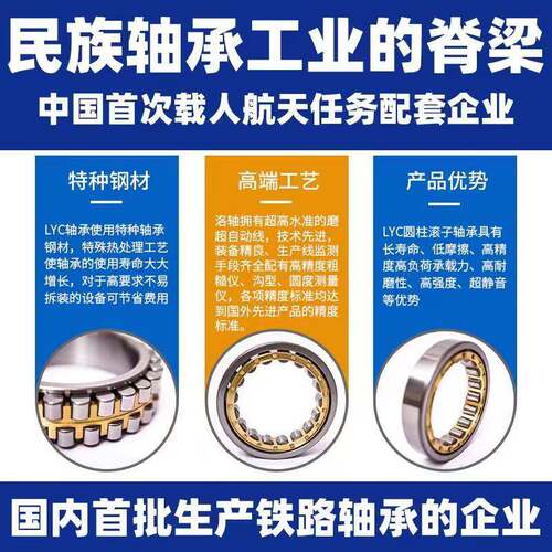 LYC 洛阳轴承集团 N NU NJ 316 317 318 319 320 321 322 M EM