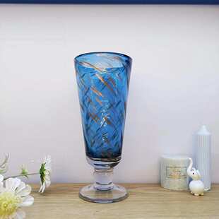 家居饰品风风北欧花插玻璃热卖创意轻奖杯花瓶简约花瓶风灯奢
