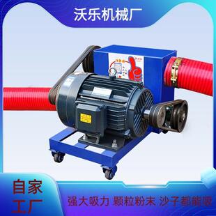 新升级中驱吸粮机大吸力双管抽粮机家用软绞龙双头螺旋式装粮神器
