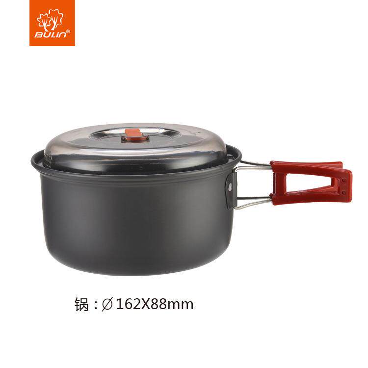 步林户外套锅锅具露营炊具烧水壶装备野外餐具野营锅BL200-C11