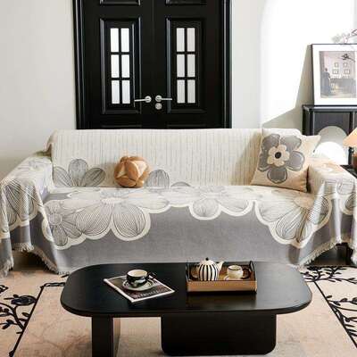 沙发布防猫抓沙SFD季发套罩0224新款四通用沙发垫子简约防滑盖坐