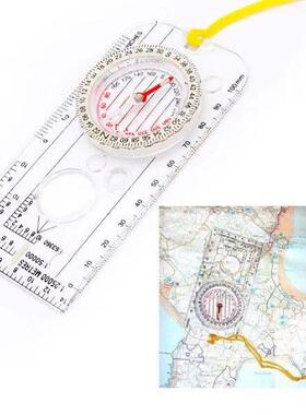 1PCS Multi- Drawing Ruler Professional Map Scale Camping