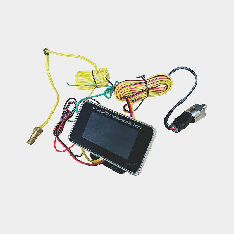 汽车货车12V24V通用改装液晶电子机油水温电压燃油四合一组合表