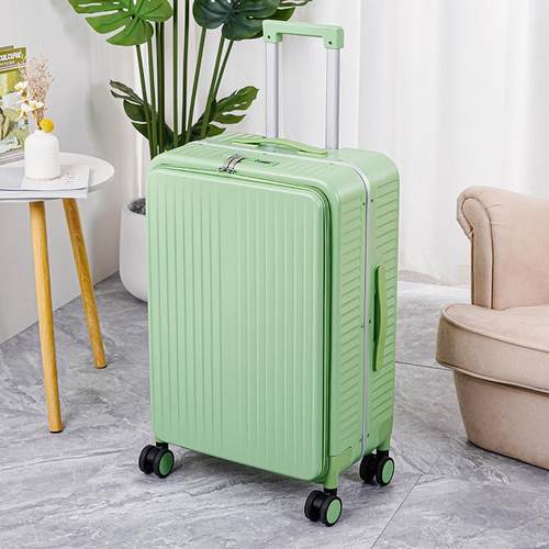 高档德国工艺侧盖行李开箱女可旅扩展大容量拉杆箱男密登机皮箱行