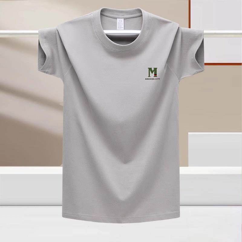 Home Daily 简单舒服穿搭!夏季潮流百搭休闲 男女纯棉印花短袖T