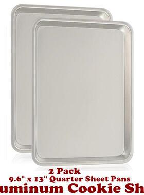 Quarter Sheet Baking Pans Aluminum Cookie Cooking Trays
