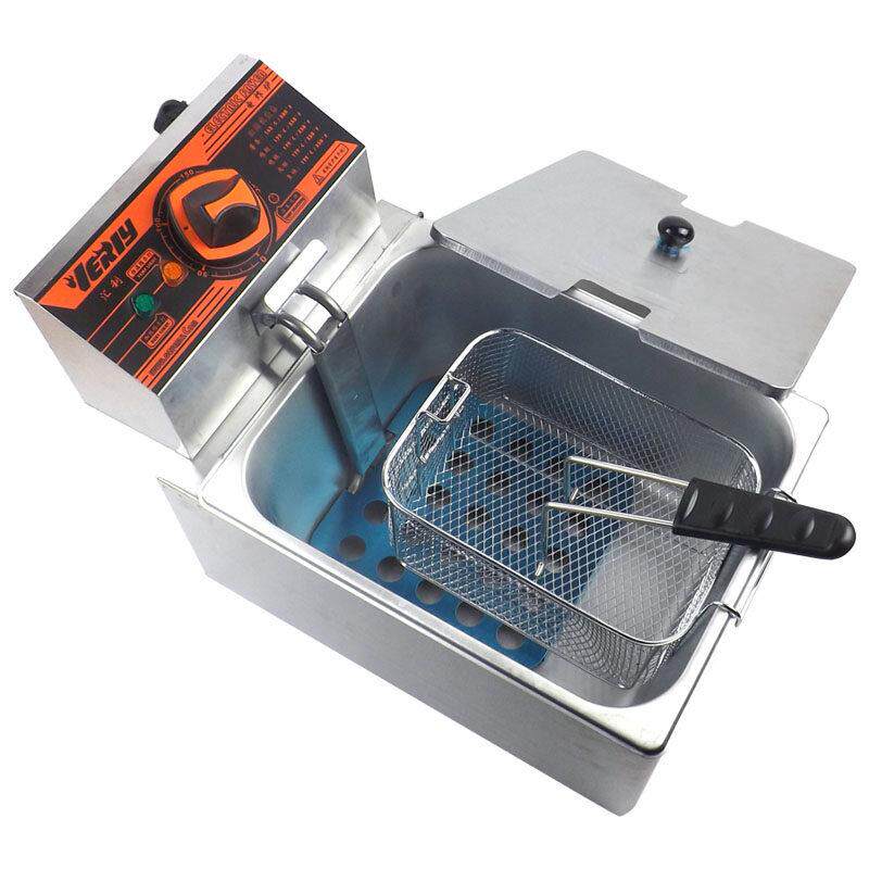 汇利HY-81R单缸电炸炉 油炸锅 商用炸薯条炸鸡专用油炸炉电炸锅AI