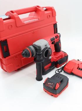 伟482款20V锂电4充电2mm冲击电锤无式刷多功能无线德双功能电锤电