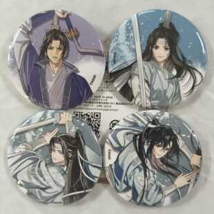 现货 魔道祖师茶屋cafe限定忘羡月下清影吧唧普吧唧带原袋