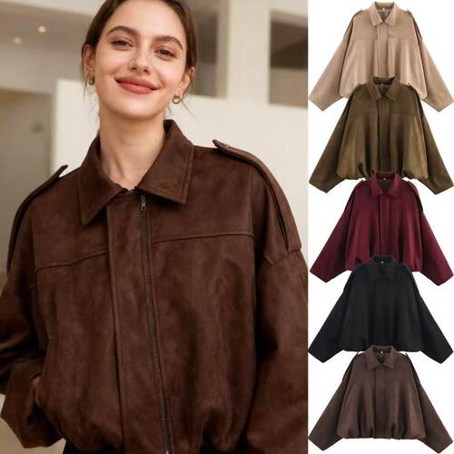 Women's thin pilot jacket jacket