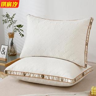 厂家回归天然大豆枕头枕芯48 亲肤面料护颈量大从优 74cm白色