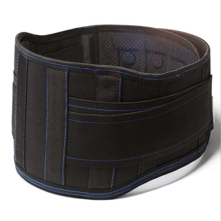 自发热磁石护腰热压工艺托玛琳护腰加宽钢板透气舒适护腰带