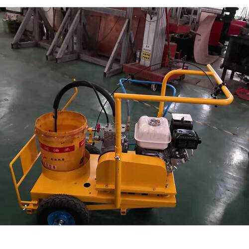 手推式市政公路标线车车位马路划线设备马路虚实线路况标线画线机