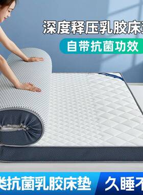 加厚床垫家用四季款双人学生宿舍单人记忆海绵可折叠打地铺底褥子