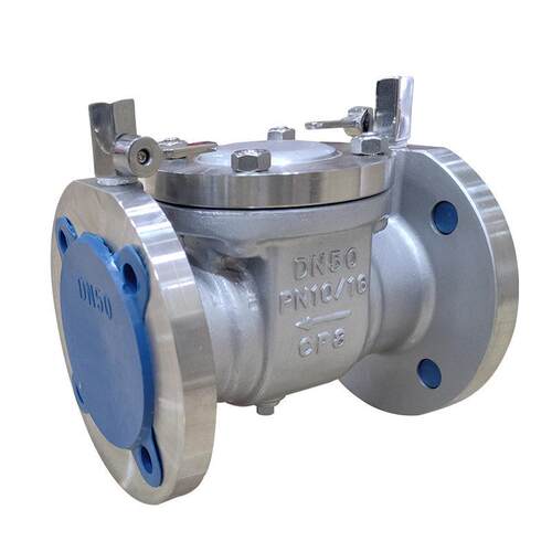 不锈钢倒流防止器法兰连接DF41X-16P低阻力防污水回流隔断阀门