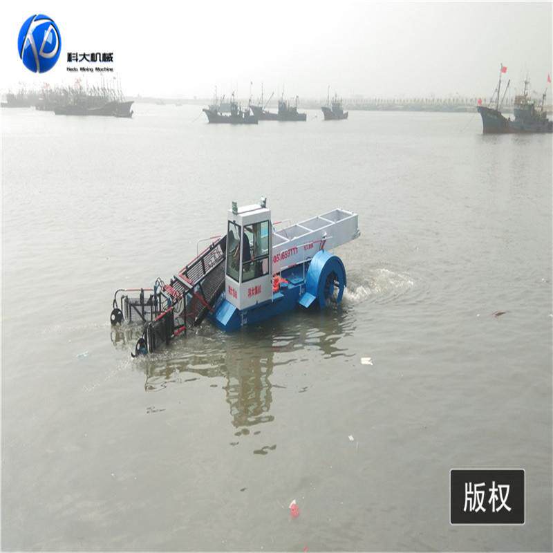 广州水面垃圾收集器保洁船东营芦苇收割船南宁水上漂浮物清理