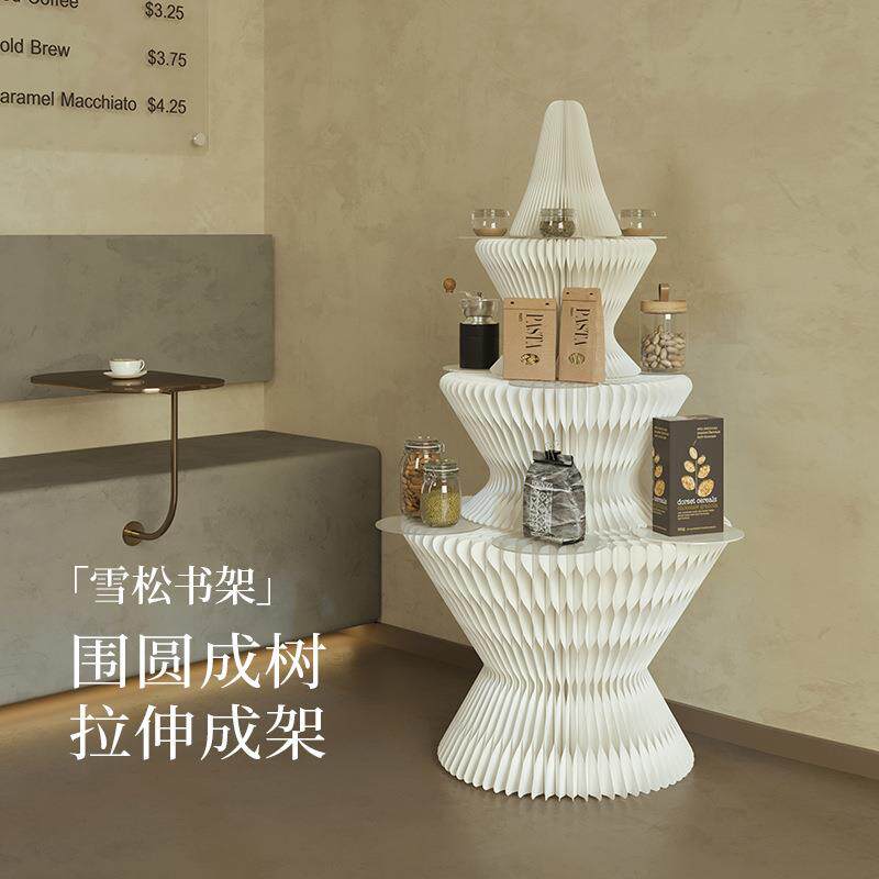 十八纸中岛台展台摆桌饰品样品产品多层陈列展示架展会活动商场