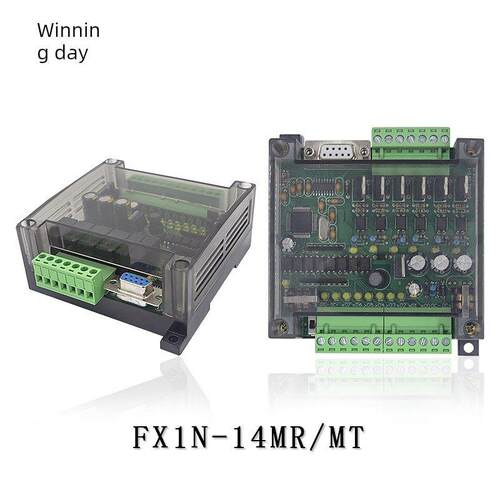 国产Plc工业控制板Fx1N-10/14/20/30Mr/Mt插入式可编程控制器锁定