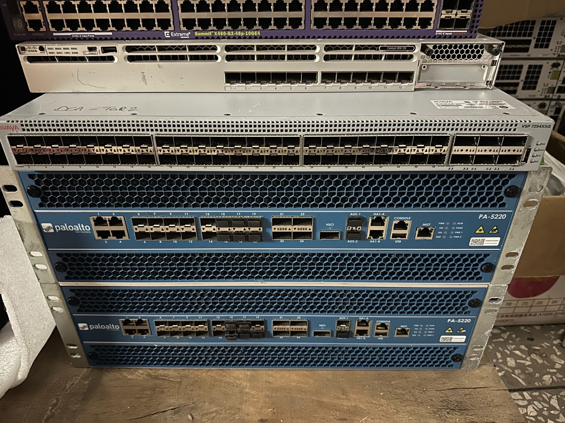 Avaya VSP 7254XSQ 48x1 10G SFP