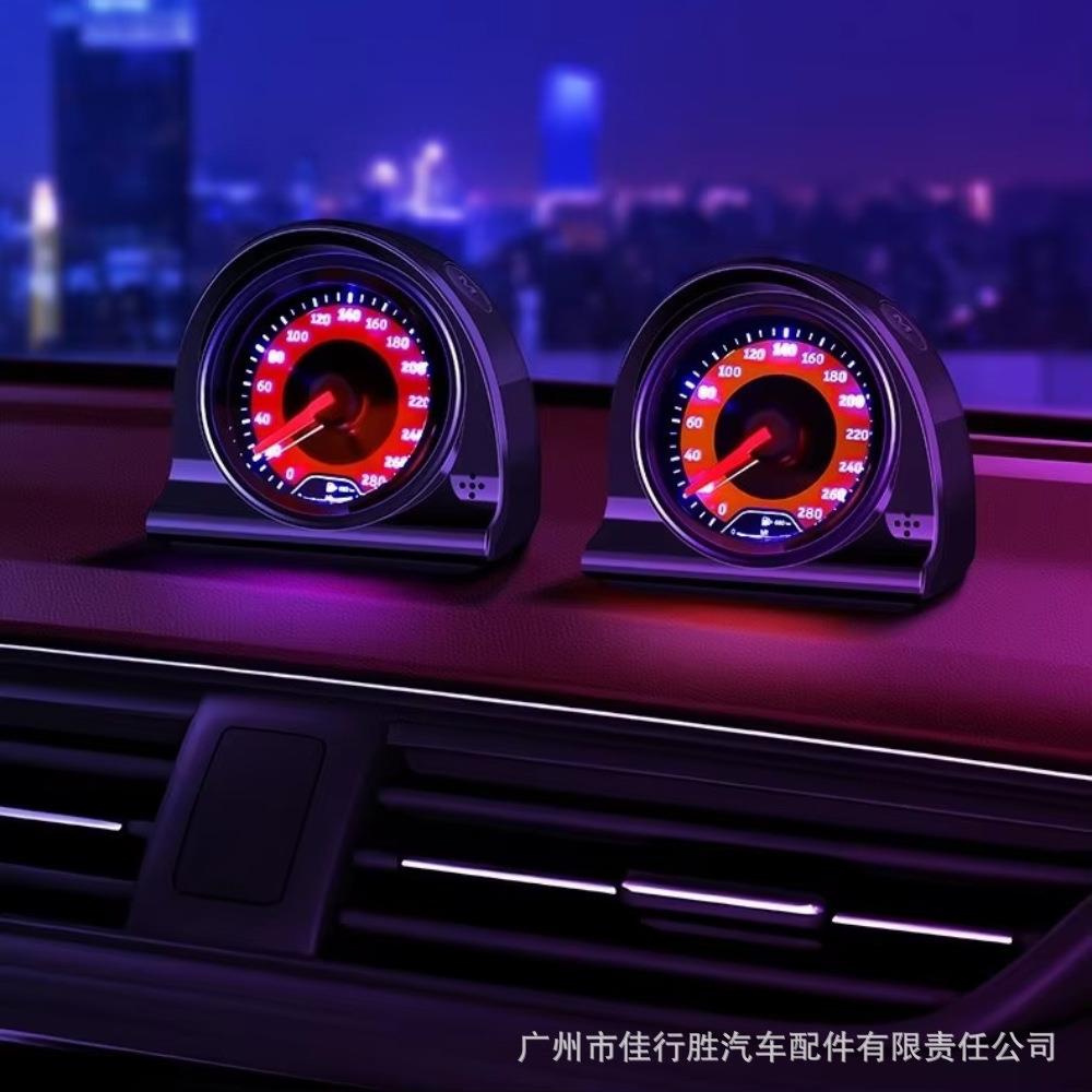 新款汽车氛围灯 仪表台摆件时速表音乐节奏灯节拍器氛围灯小夜灯