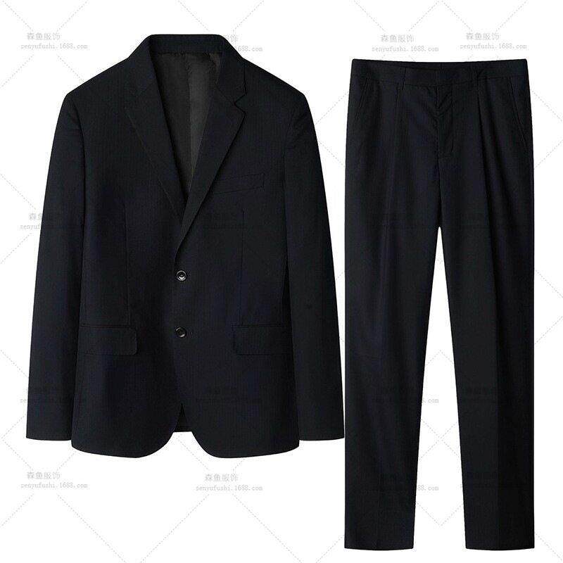 春秋西装套装三件套礼服伴郎服西服套装二件套上班士小西装