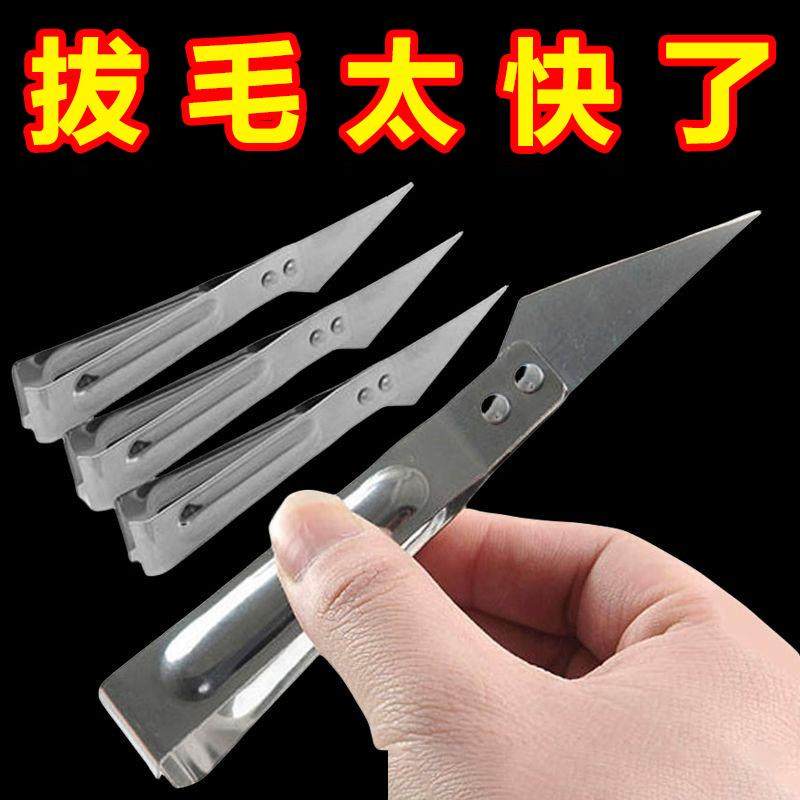 不锈钢猪毛夹鱼骨钳子鸡毛鸭毛镊子拔毛器猪毛钳胡子厨房拔毛夹子,厨房/烹饪用具,其它,淘宝优惠券,粉丝福利购,淘宝优惠卷