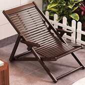 休闲户外午休折叠躺椅午睡可坐可夏天凉椅沙滩结实耐用躺子午休竹