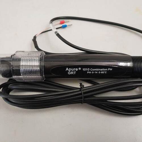 PH电极GRT1020W 爱普尔APURE水质监测塑壳温补3米PH/ORP电极探头