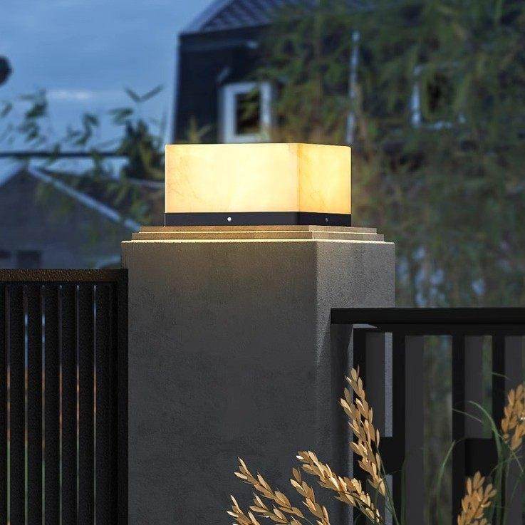 太阳能柱头灯户外庭院别墅大门两侧围墙花园柱子院子院墙门垛柱灯,家装灯饰光源,柱头灯,淘宝优惠券,粉丝福利购,淘宝优惠卷