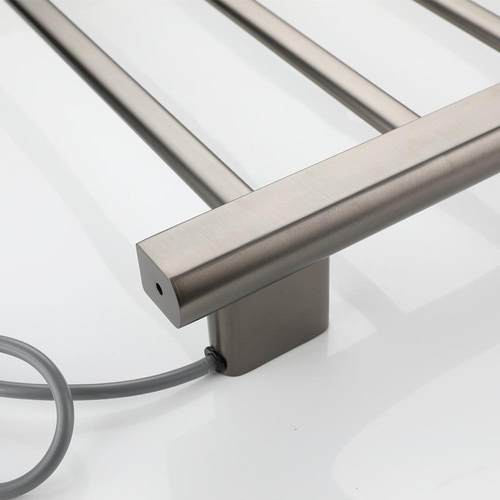 明装电热架RKP毛巾架不锈浴架巾家用卫生钢间智能加热恒温毛巾烘