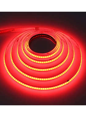 led灯带cob灯带红色320灯24v无频闪线条灯柔性软灯条走廊橱柜家装