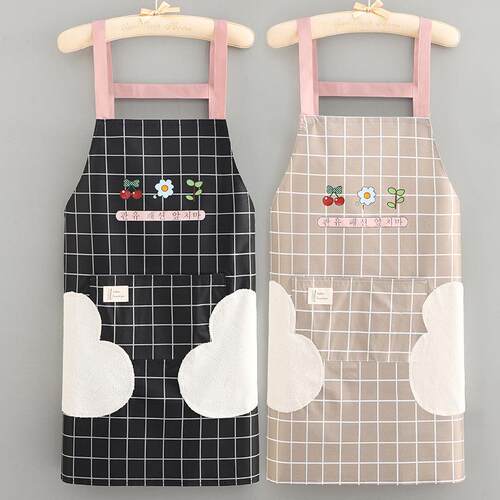 Home Kitchen Apron - Waterproof and Oil-Resistant No-Wash Ap